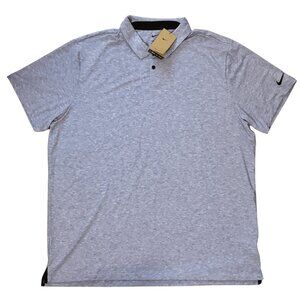 Nike Men's Dri-Fit Tour FJ1643-405 Blue Polo Golf Shirt Size XXL